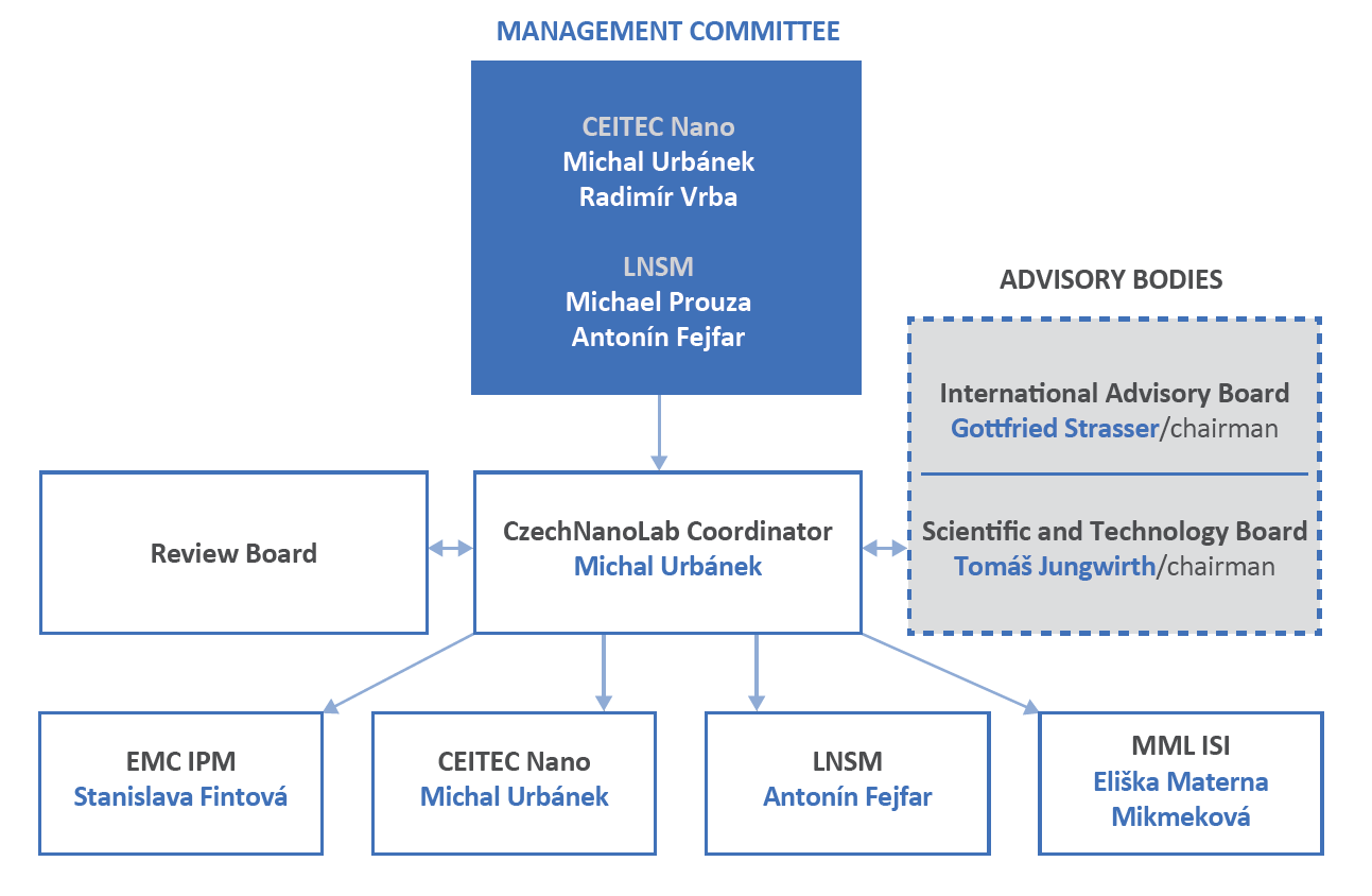 Management structure diagram