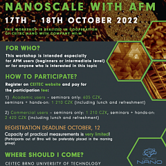 AFM workshop: Nanoscale with AFM