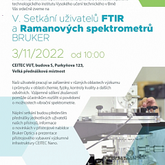 5th Bruker FTIR and Raman User Meeting